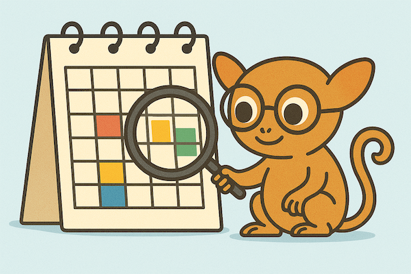 Google Calendar Time Insights dashboard
